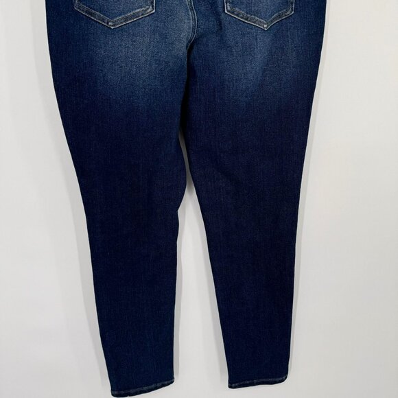 C.1948 Denim Mid-Rise Rhinestone Embellished Ankle Jeans Size 12 pockets stretch - Picture 11 of 12